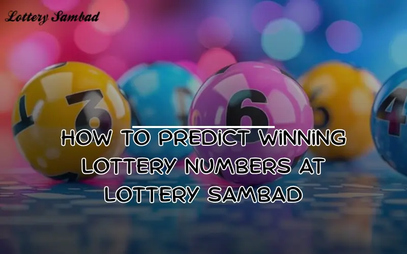 predict winning lottery numbers